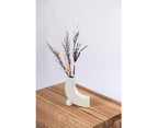 Ceramic Vase - Blossom - White