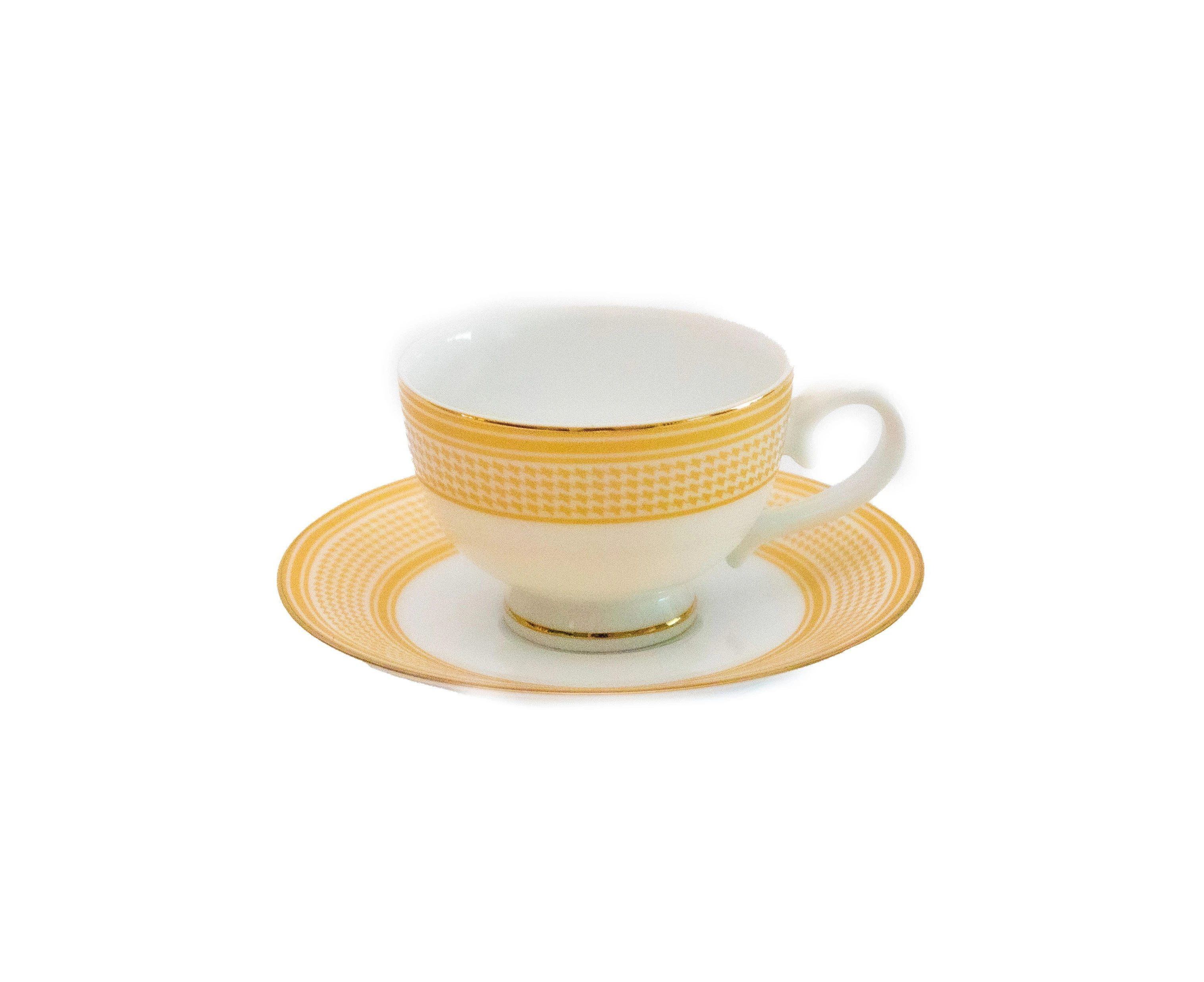 Dankotuwa Menuna Gold 08pcs Cup & Saucer set