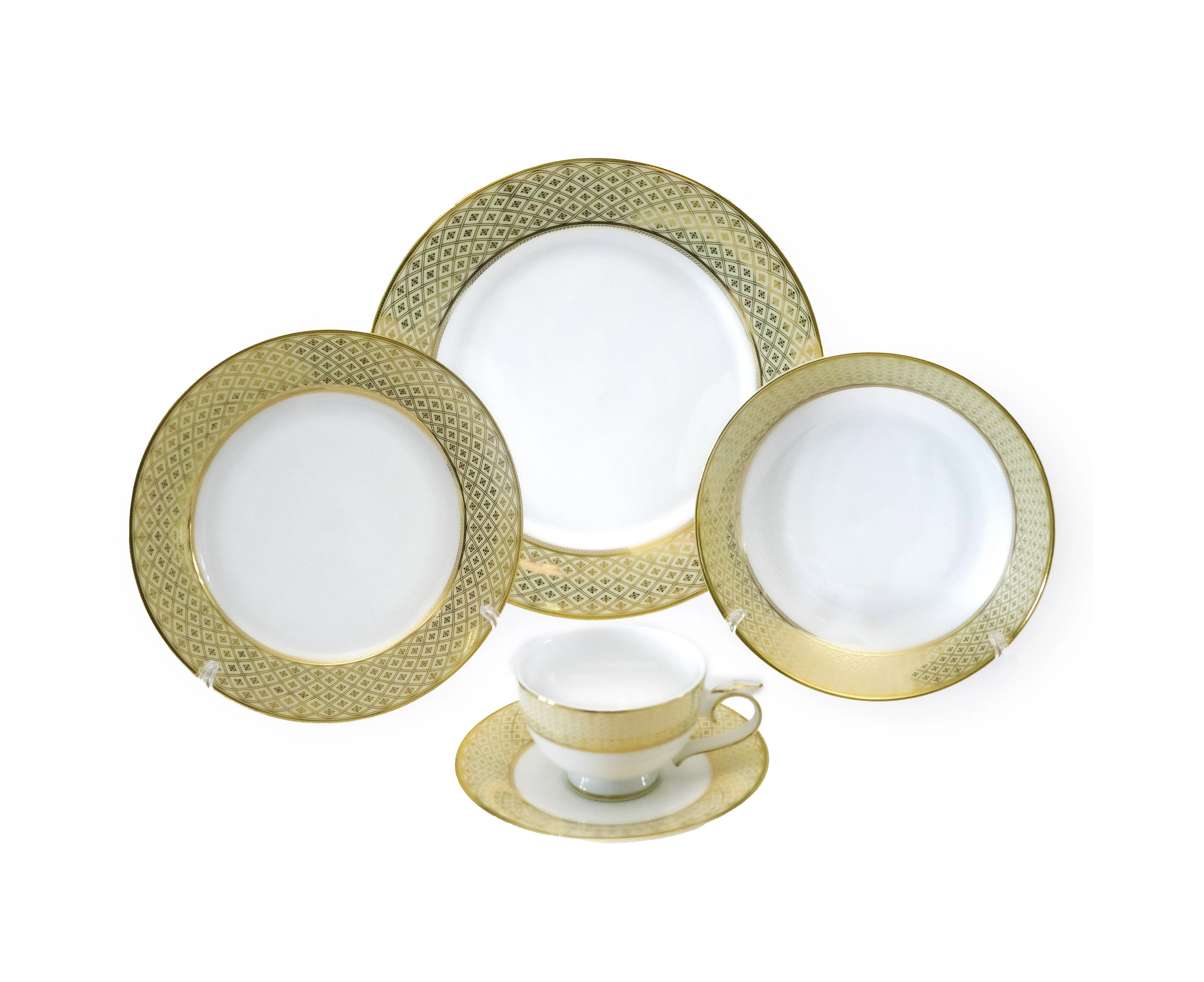 Dankotuwa Jewel Cream 20pcs Dinner Set