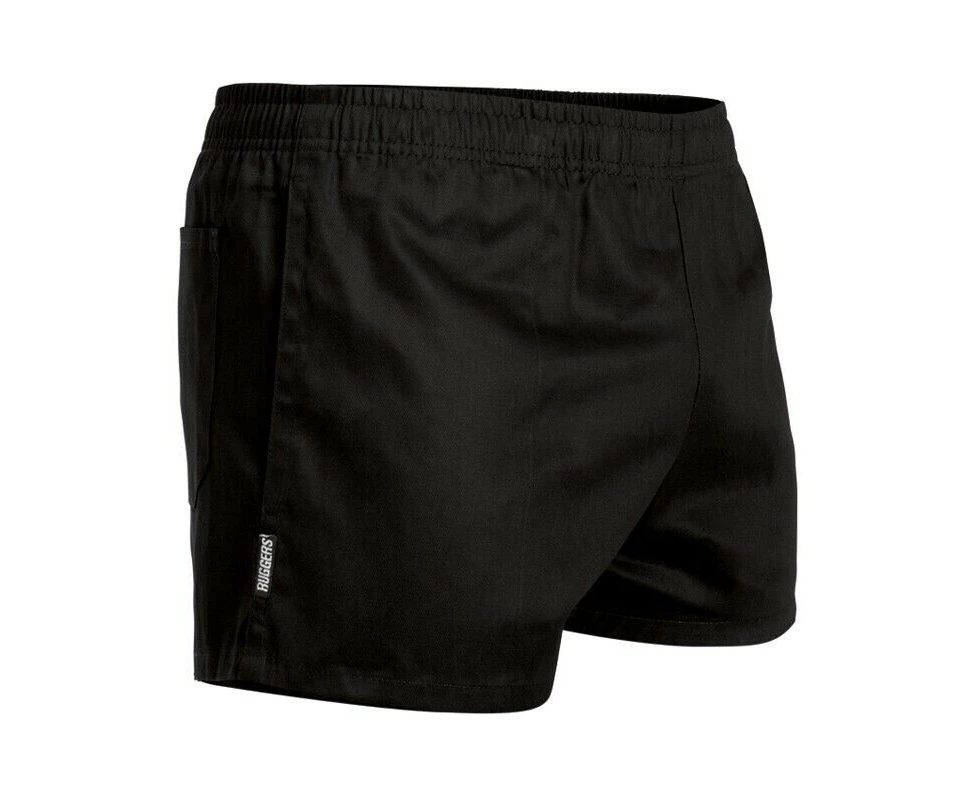 Mens Kinggee Ruggers - Original Rugger Cotton Drill Short Se206h - Black