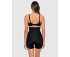 Miraclesuit Shapewear Tummy Tuck Firm Control Ultra High Waist Shapewear Shorts in Black