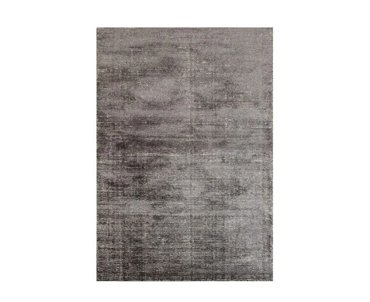 Hampton Grey White Wool Rug