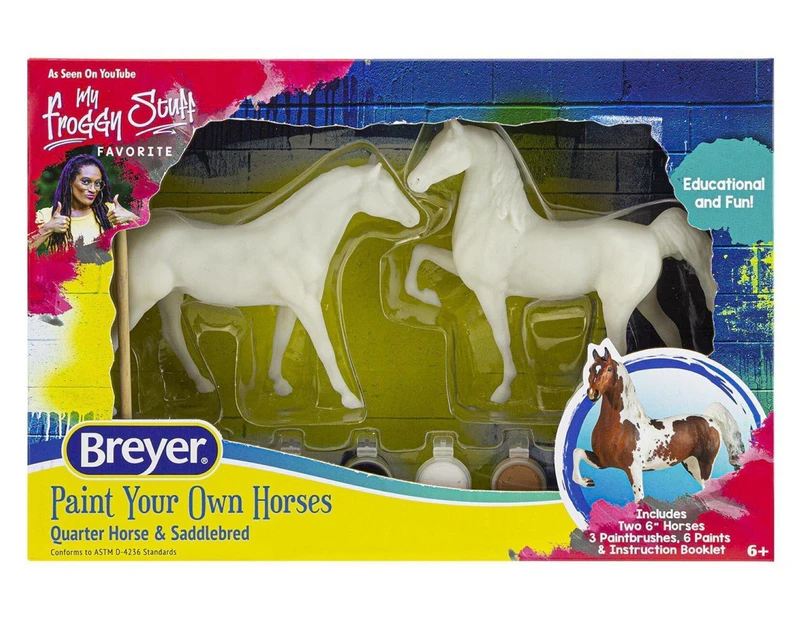 Breyer Horses Paint Your Own Horse Quarter Horse & Saddlebred Activity Set 4260