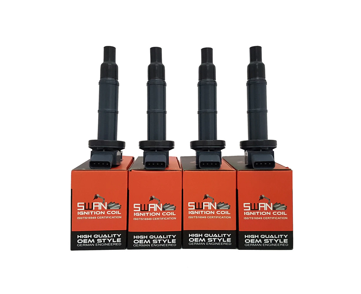 SWAN Ignition Coils and NGK Spark Plugs Set: Toyota Estima (2TZ-FE - 2.4L)