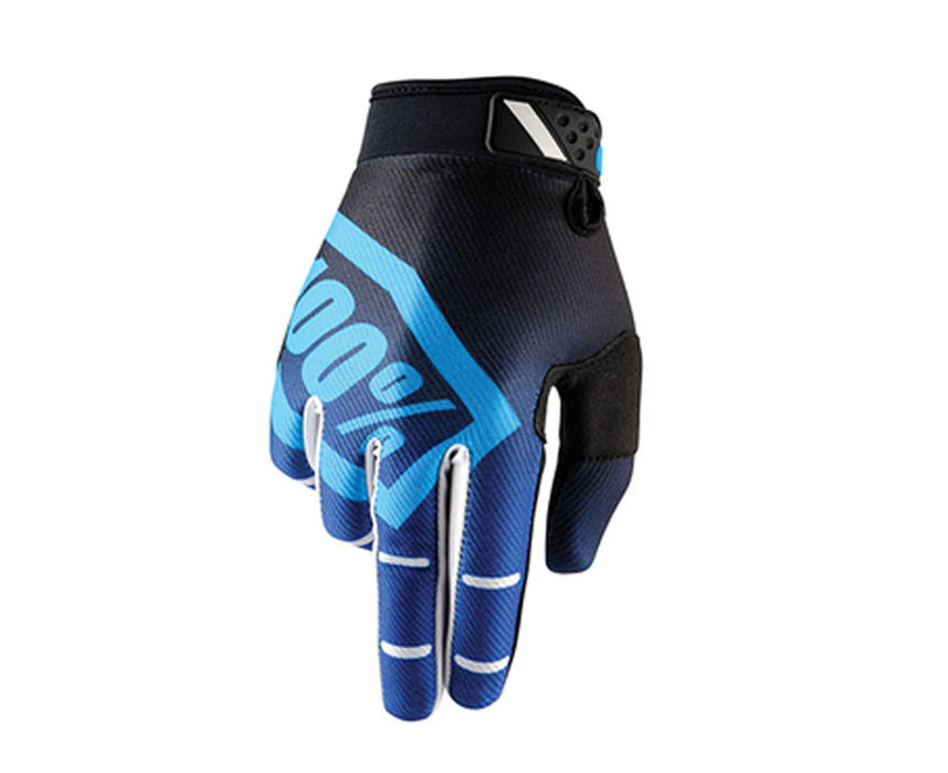 Winmax Motorcycle Gloves for Men and Women Full Finger Touchscreen Motorbike Gloves-Blue Black-LYX-08168