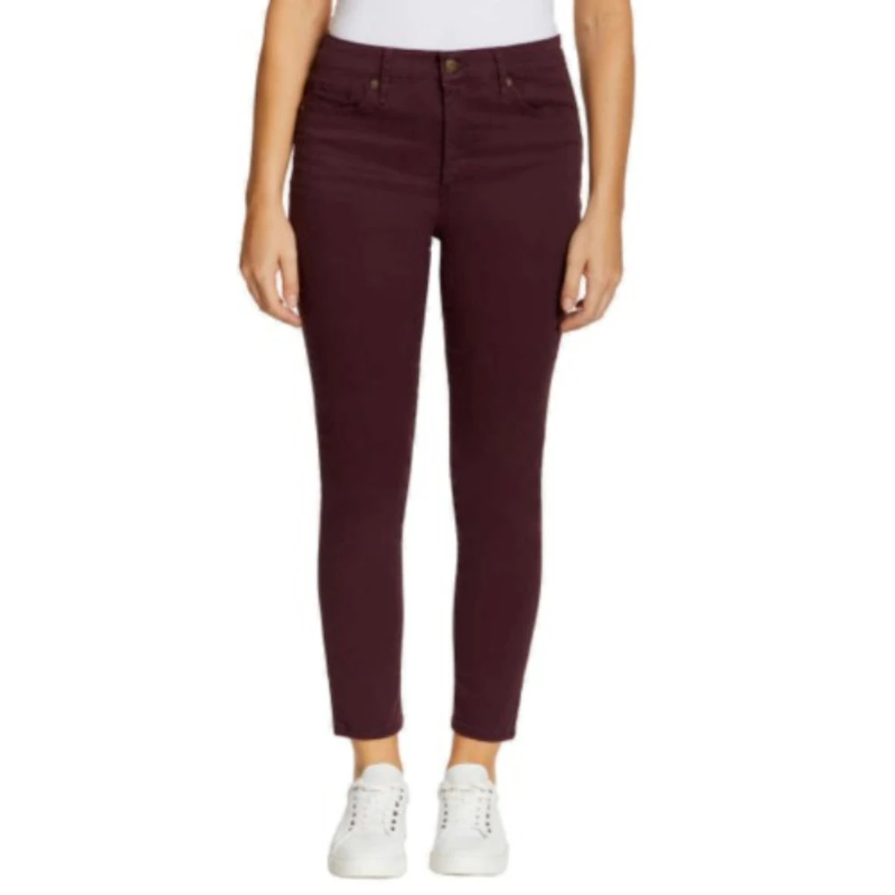 JESSICA SIMPSON Women's High Rise Skinny Ankle Jeans | Wine