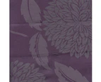 Armure Purple Jacquard Quilt Cover Set by Accessorize