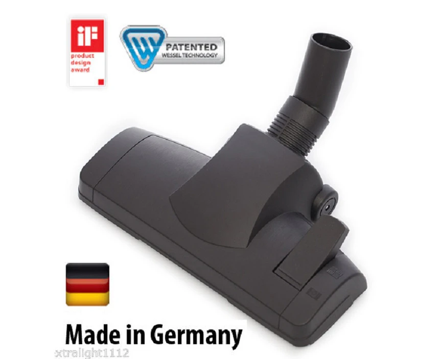 German Made Wessel Werk VACUUM CLEANER Energy efficient NOZZLE HEAD FOR HARD FLOOR & CARPET 35mm fit Miele