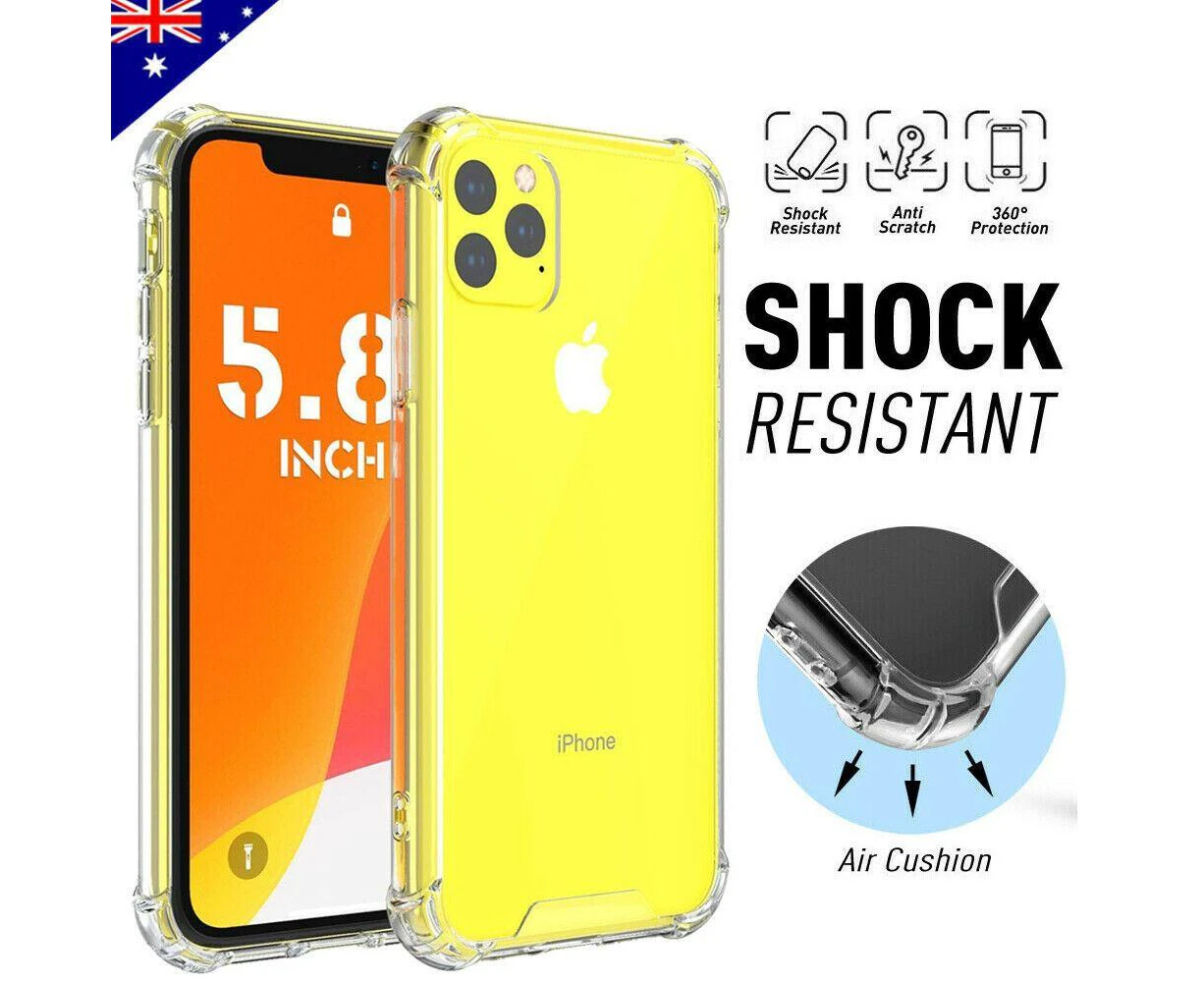 Ultra Clear Shockproof Bumper Case Cover for iPhone 12 mini 11 Pro MAX XS XR 8 7 - Clear