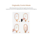 Ymall Balance Lamp Creative Touch Dimmer Balance Magnetic LED Lamp USB Recharge Desk/Stand Lamp for Bedroom Home Office (Wood)