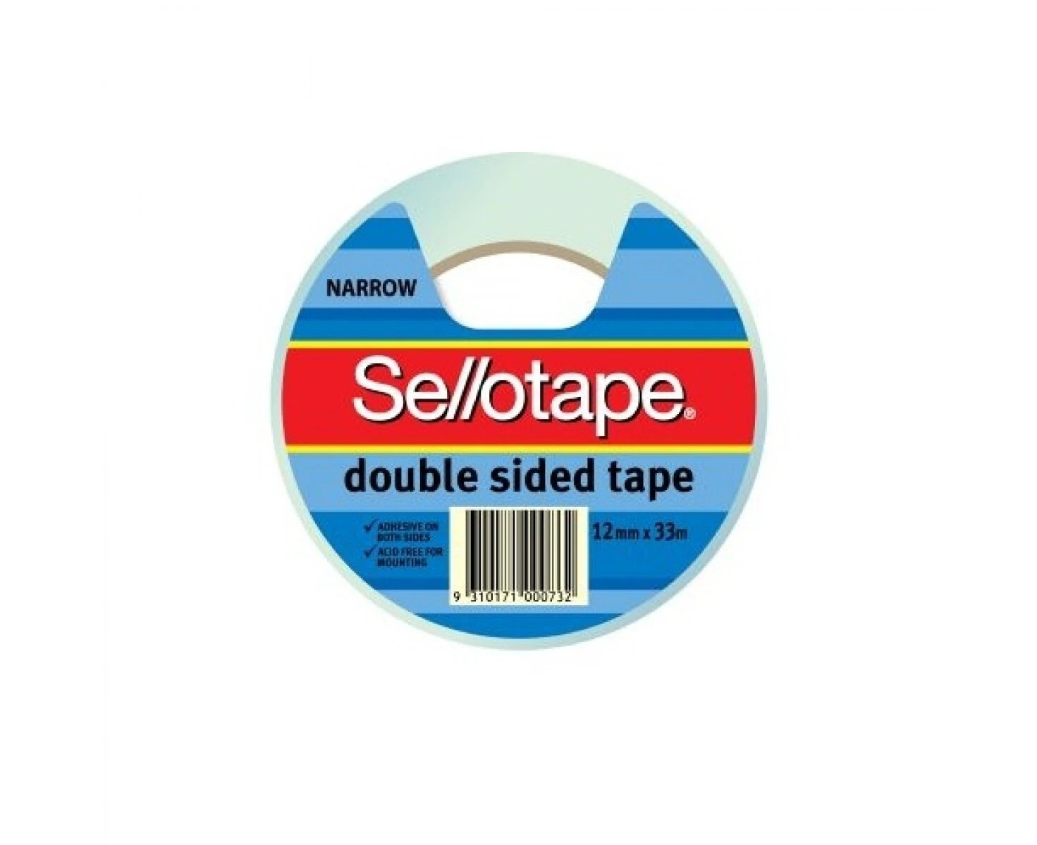 Sellotape Double Sided Tape 12mm x 33m Narrow