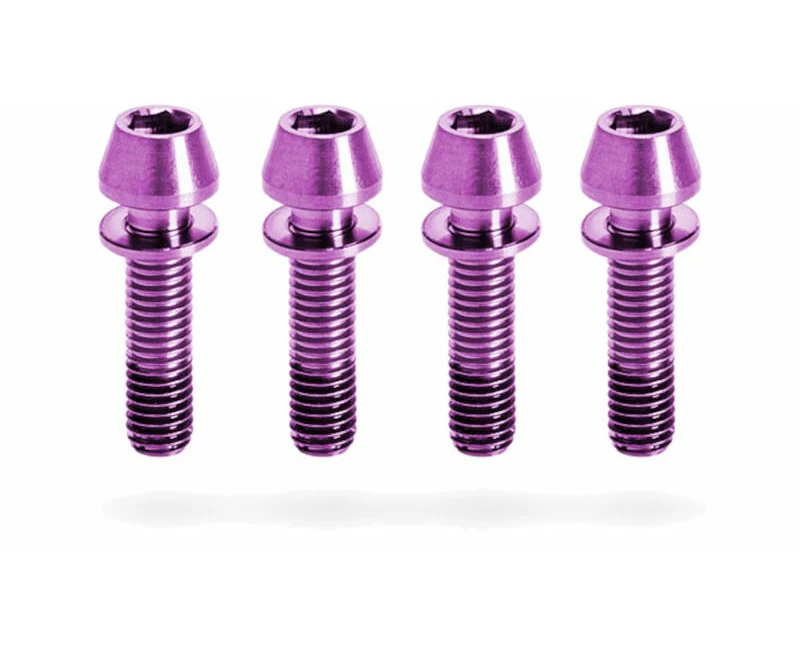 Kogel Titanium Stem Face Plate Bolts (4 Pack) - Purple