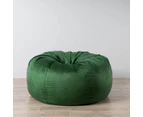 Pierre Fur Bean Bag - Emerald Green