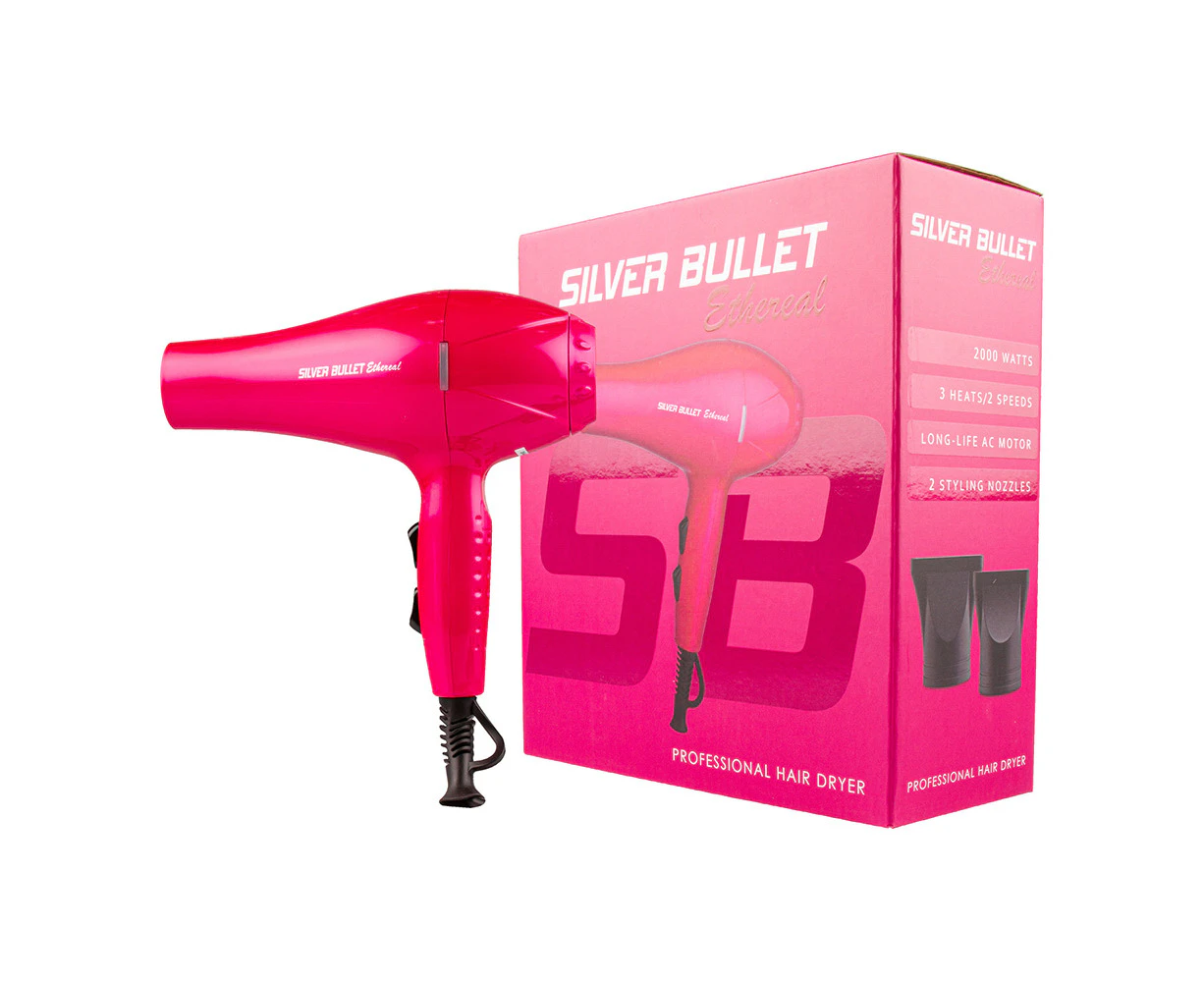 Silver Bullet Ethereal Dryer - Hot Pink