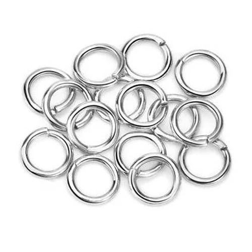 10pcs 304 Strong Stainless Steel Open Split Jump Rings Connector Jewellery Findings DIY Craft Loop - Silver