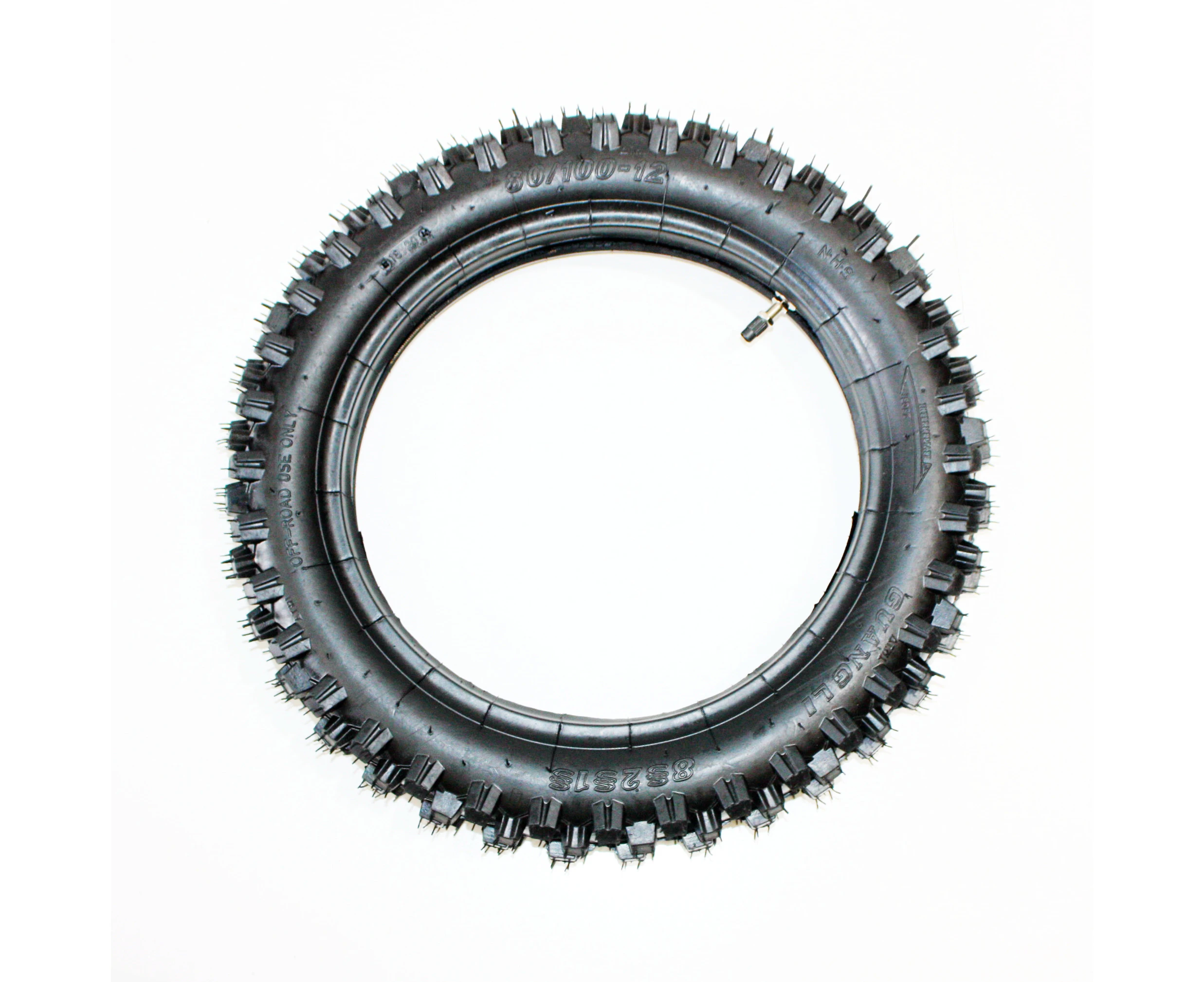 3.00 - 12&quot; 80/100 - 12 Inch Rear Knobby Tyre Tire + Tube PIT PRO Trail Dirt Bike