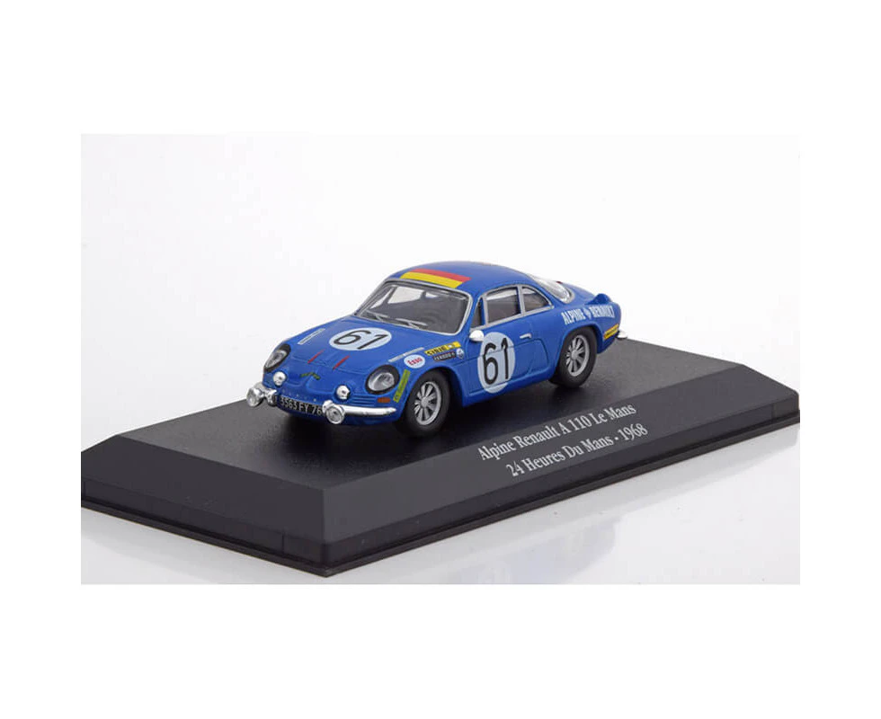 Atlas 1/43 Alpine Renault A110 Le Mans 24 Heures Du Mans, 1968