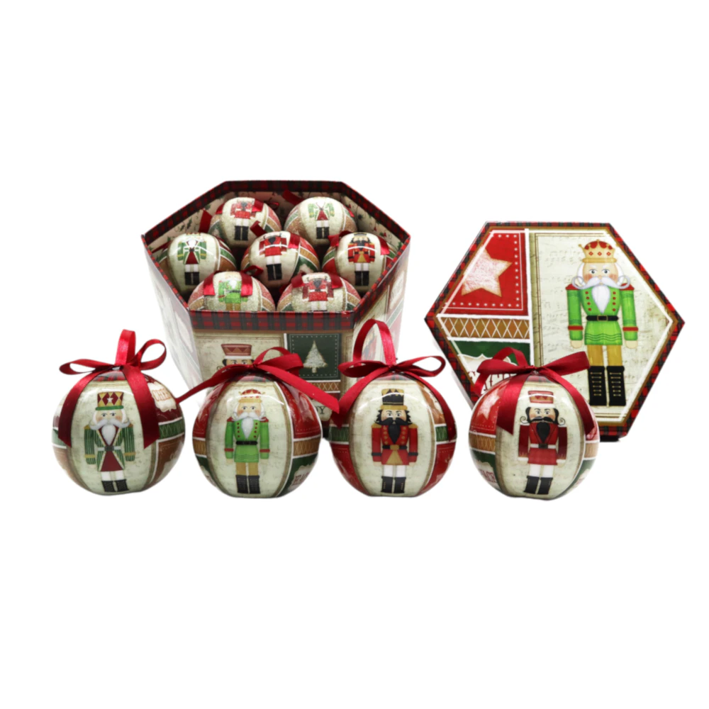 Nutcracker Baubles Pack 75mm x 14pk