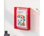 Dazzling Colourful Acrylic Floating Photo Frame 4x6 - Red