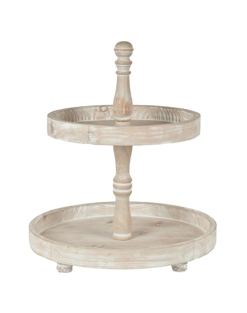 2 Tier Wooden Stand