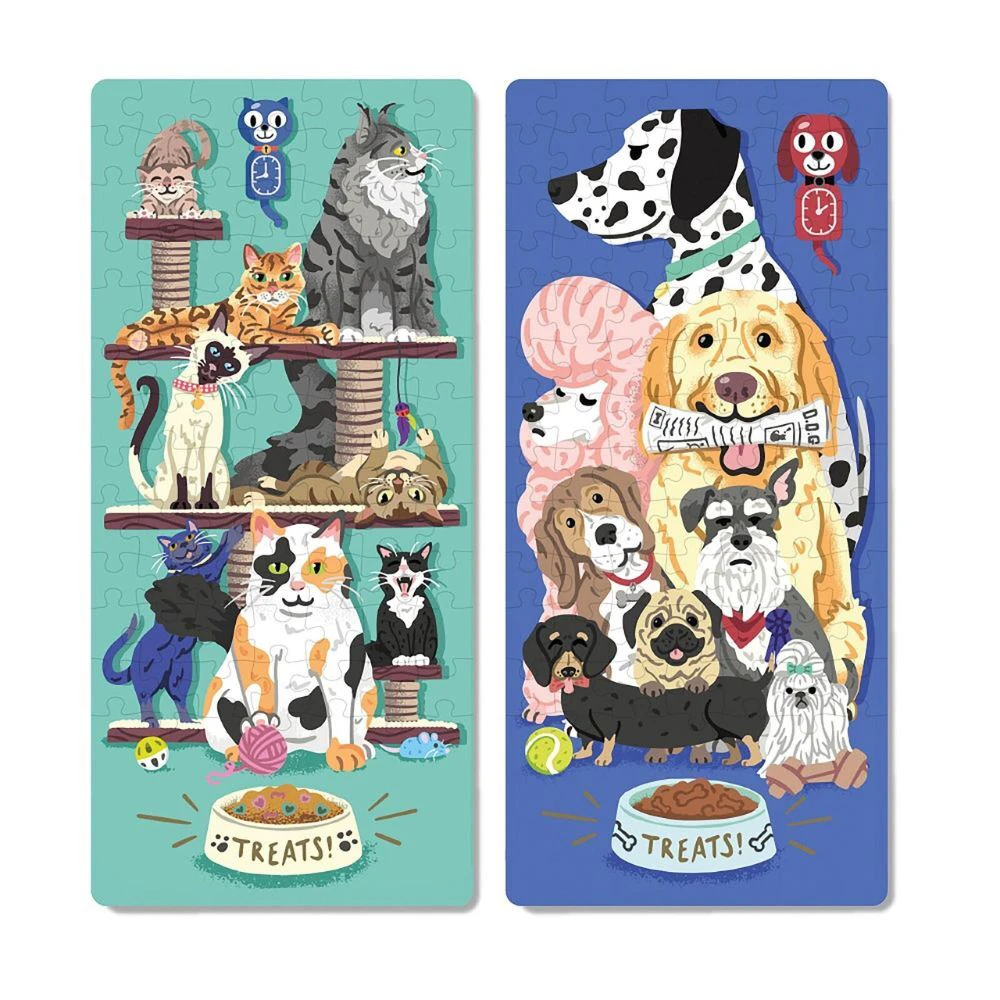 Ridley's Jigsaw Duel Pet Pride Cats vs Dogs Puzzle