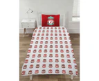 Liverpool FC Single Duvet/Doona/Quilt Cover and Pillowcase Set Gradient Design