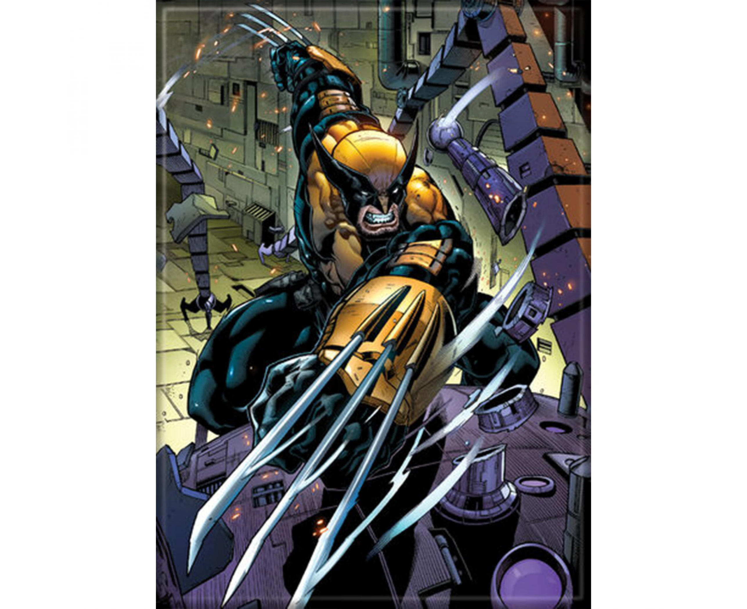 Marvel Comics X-Men Wolverine Character Slice Magnet