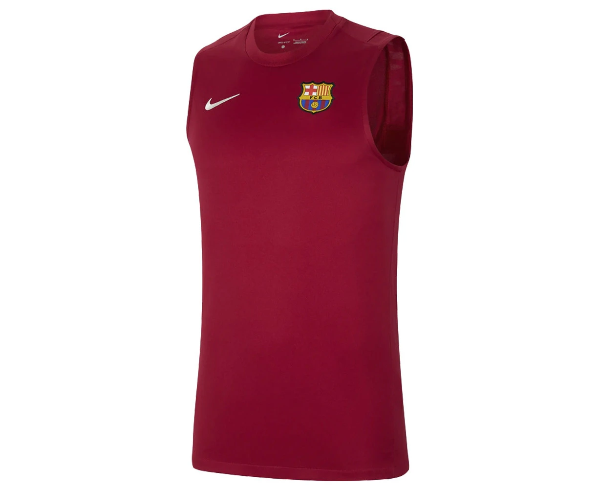 2021-2022 Barcelona Sleeveless Top (Red)