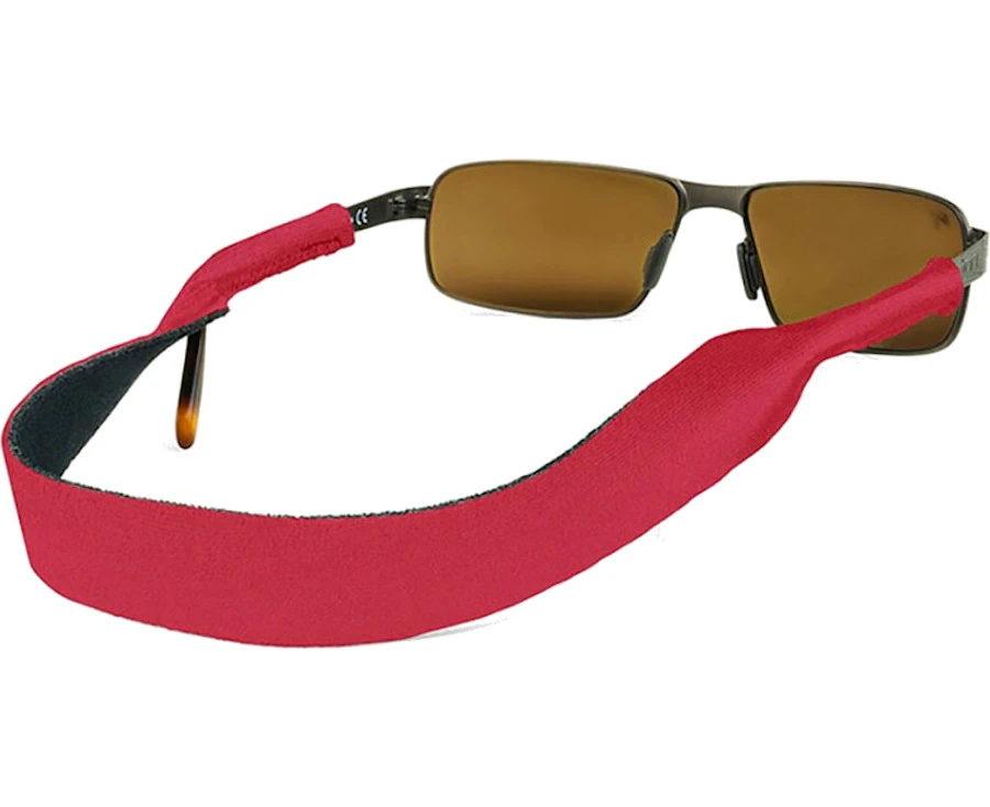 Croakies Basic Sunglass Strap - Red