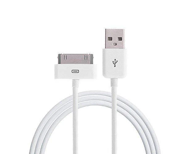 2m RKSYNC iPhone 4/4S 3G 30pin USB Lead Data Charger Cable iPad 2 3 iPod Classic