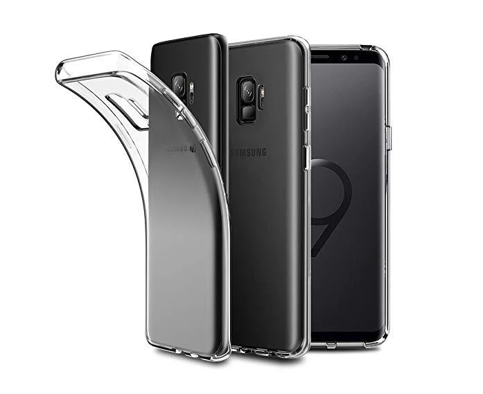 RKSYNC Samsung Galaxy S9+ Case Crystal Clear Soft Transparent TPU Cover