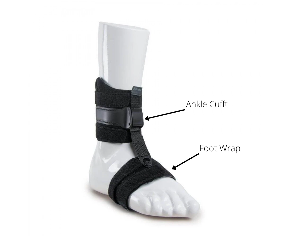 Ossur Rebound Foot Up Ankle Brace - Ankle Cuff + Foot Wrap