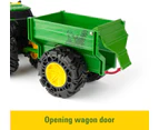 John Deere Monster Treads Tractor w/ Wagon Playset