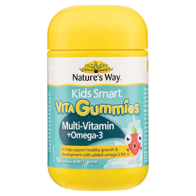 Natures Way Vita-Gummies Multi Vitamin + Omega 3 50'S