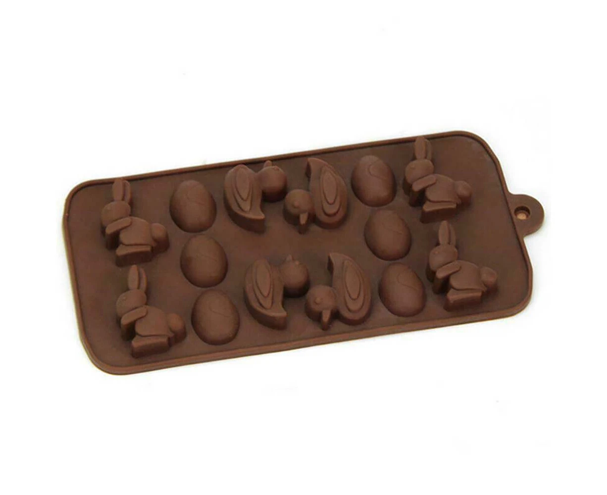 Easter Egg Silicone Mould Bunny Rabbit Eggs Duckling Molds Wax Melts Chocolates