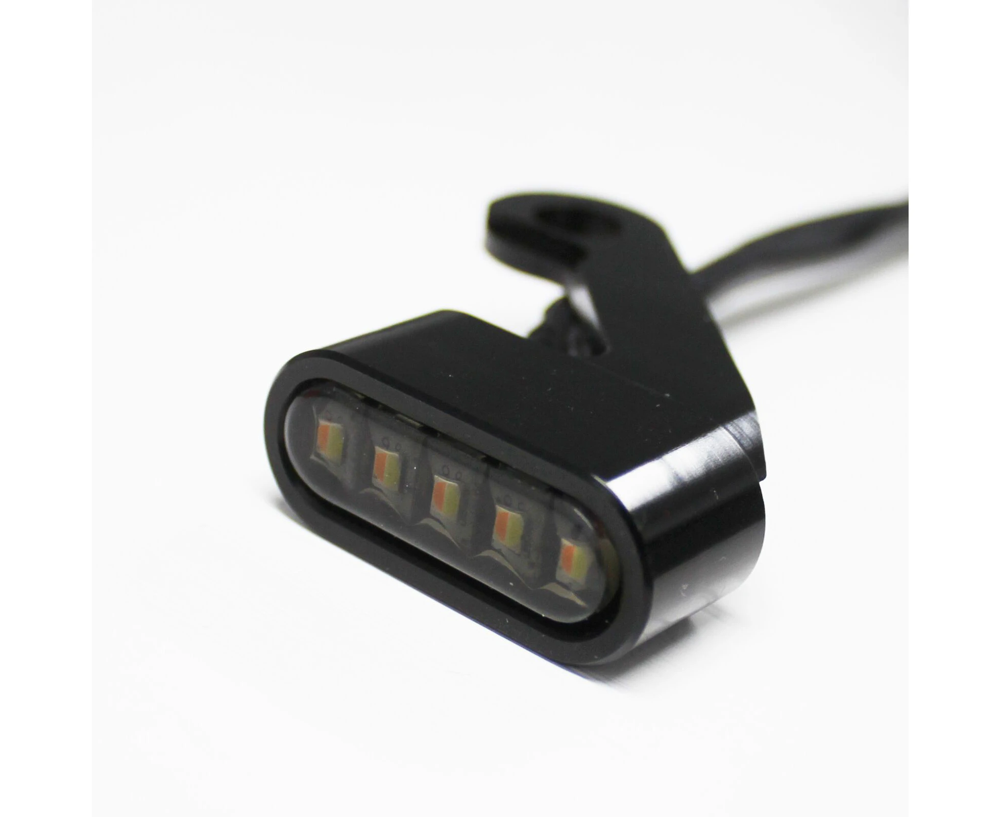 Motorcycle Handlebar LED Mini Turn Signal Indicator Light For Harley Sportster