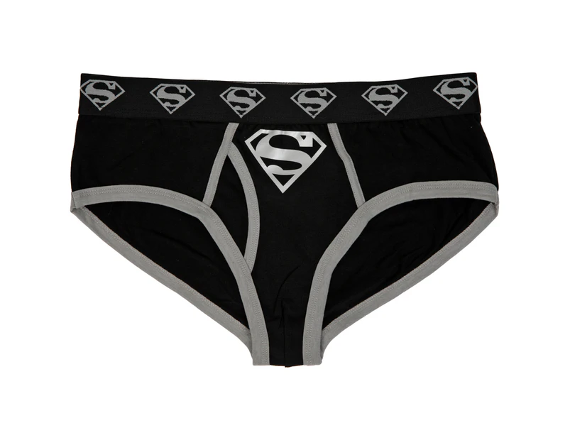 Superman Silver Logo Men's Underwear Fashion Briefs