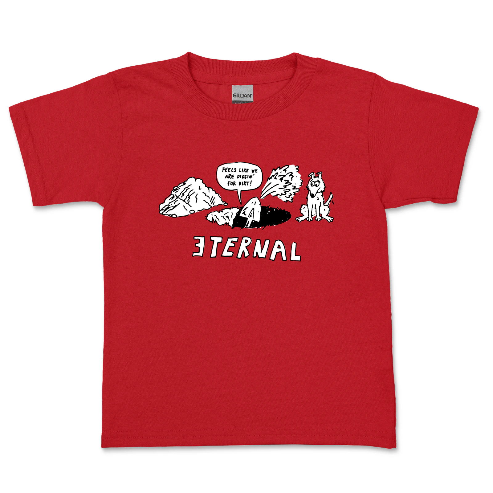 Eternal Toddler Tee Dirt Red - Red