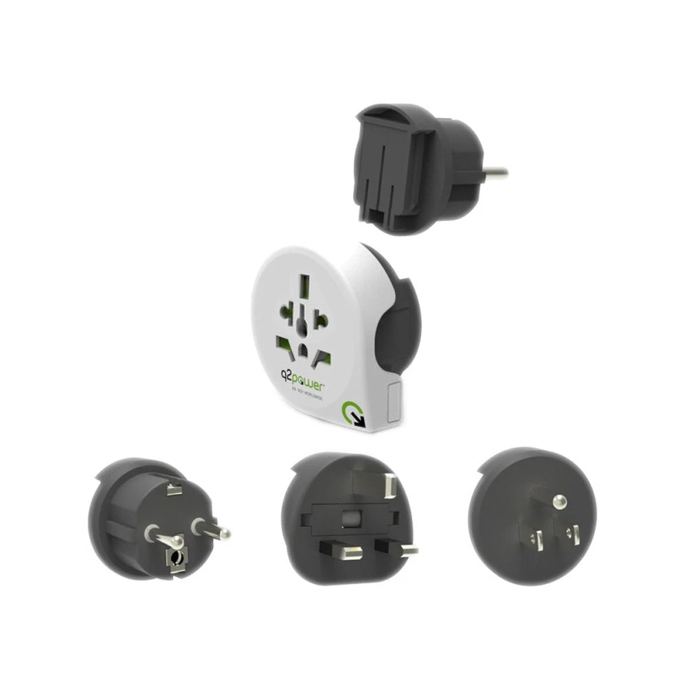 Q2 Power 3 in 1 Outbound International Adapters