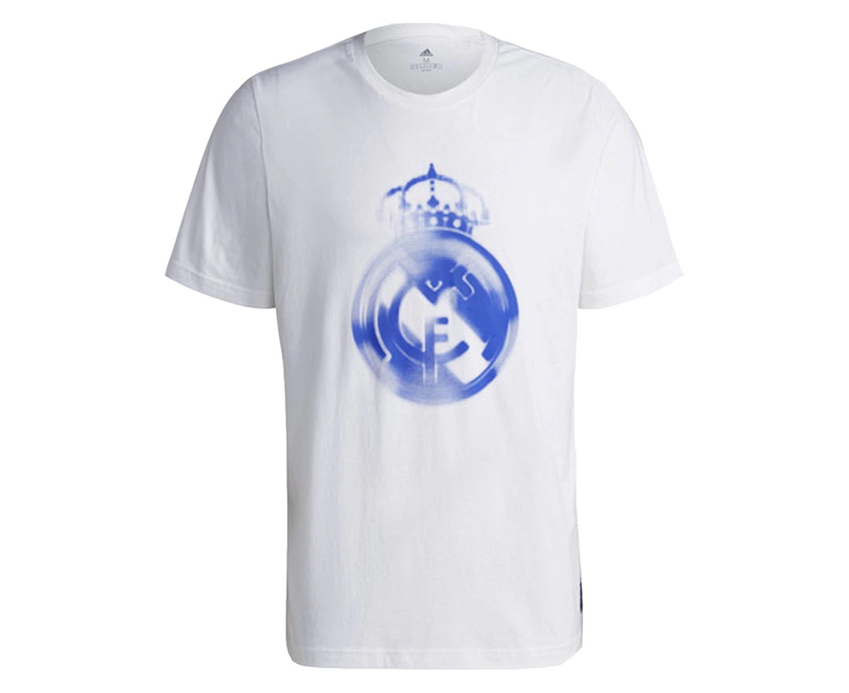 Real Madrid 2021-2022 Training Tee (White-Blue)