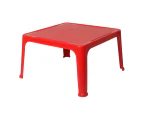 Tuff Play 87cm Tuff Table Kids Plastic Furniture Desk Indoor/Outdoor 2-6y Red