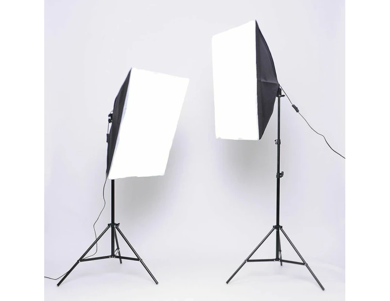 135W Photography Studio Softbox Continuous Lighting Soft Box Light Stand