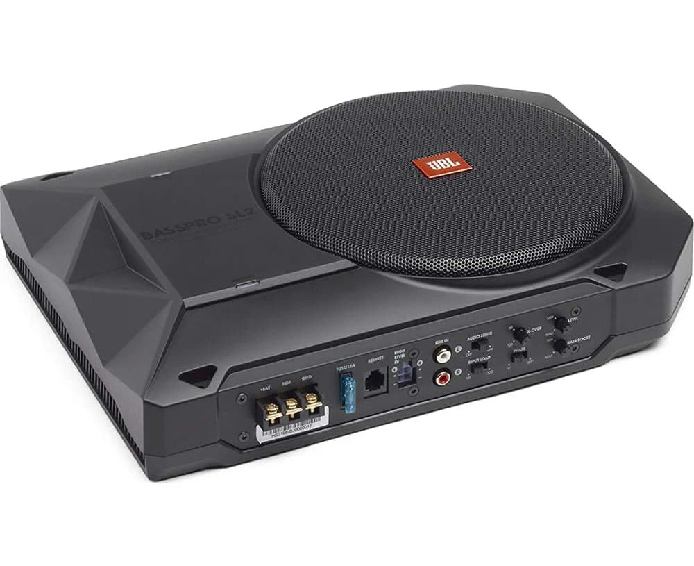 JBL BASSPRO SL2 8" Low Profile Powered Underseat Subwoofer SUBBPSL2