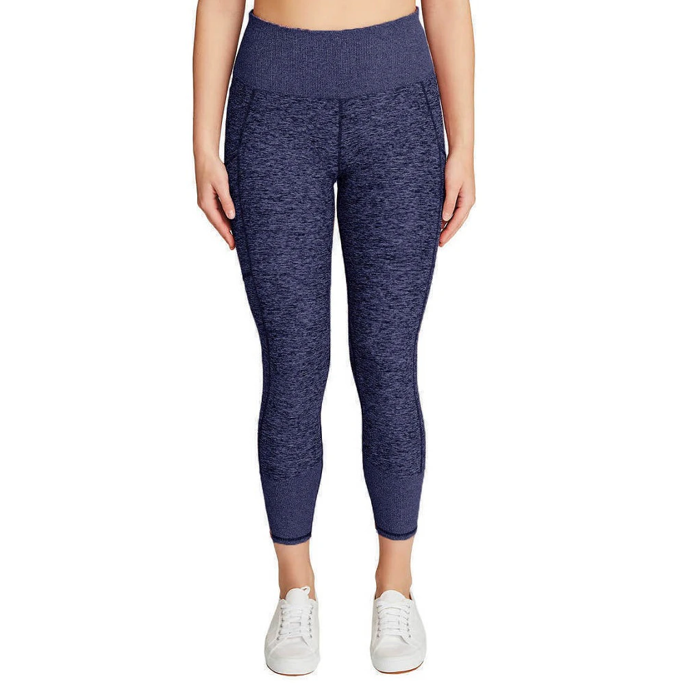 KIRKLAND SIGNATURE Women's Brushed Leggings | Side Pockets | Blue Marlee