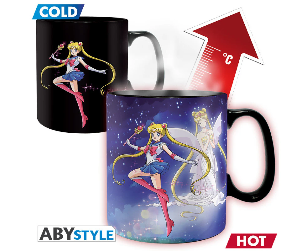 Sailor Moon - Heat Change Sailor & Chibi Mug