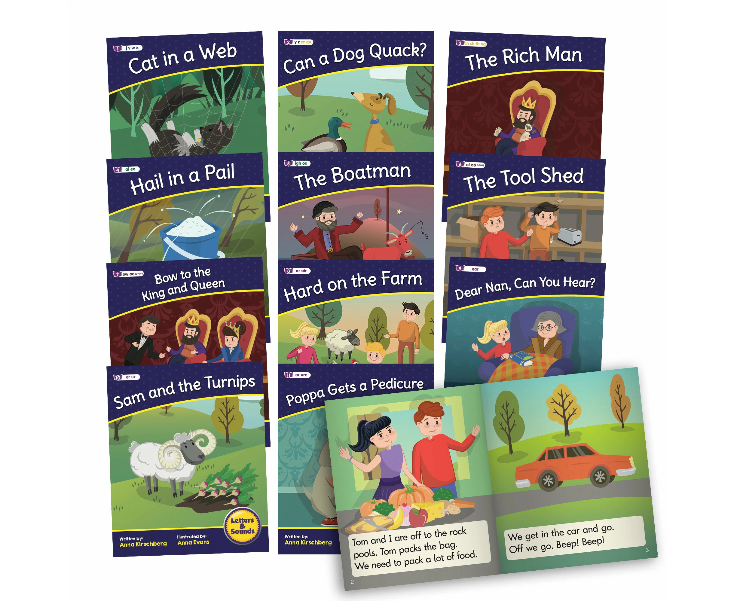 Junior Learning Letters and Sounds Phase 3 Set 2 Fiction Decodable Books