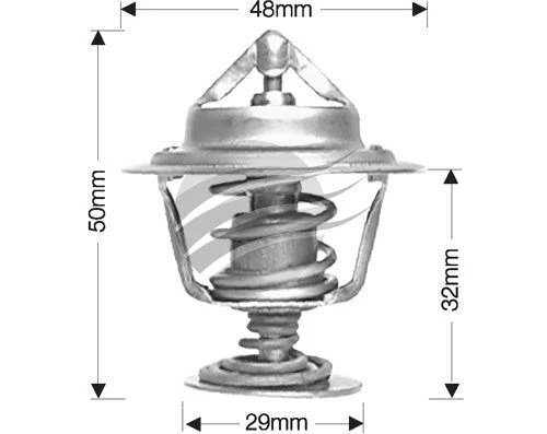 Dayco Thermostat for Toyota Hiace 10/1986 - 9/1989 2.2L 4 cyl 8V OHV Carb YH53 4Y