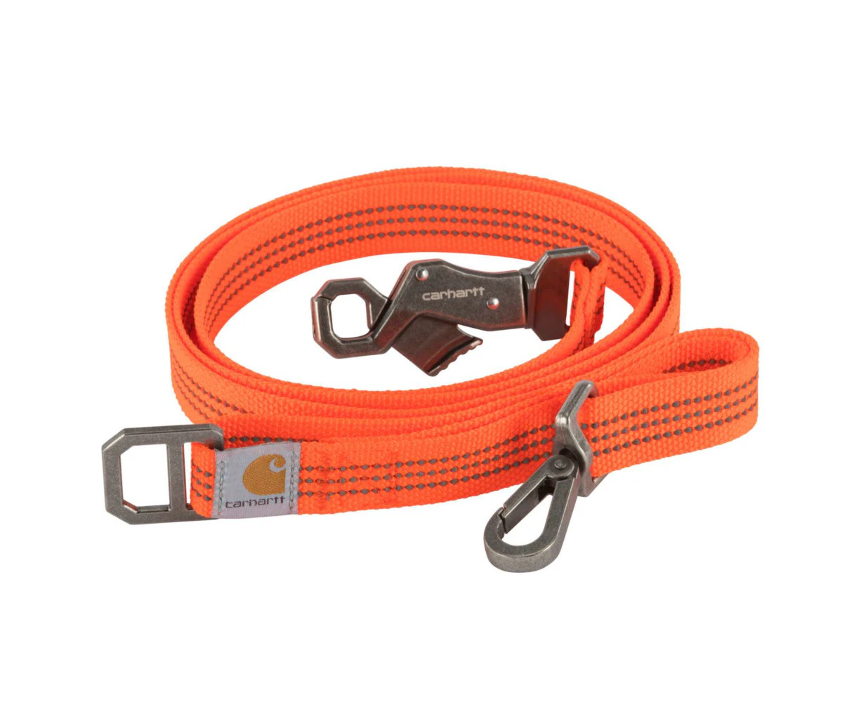 Carhartt Tradesman Hi Vis Durable Dog Lead Leash - Hunter Orange