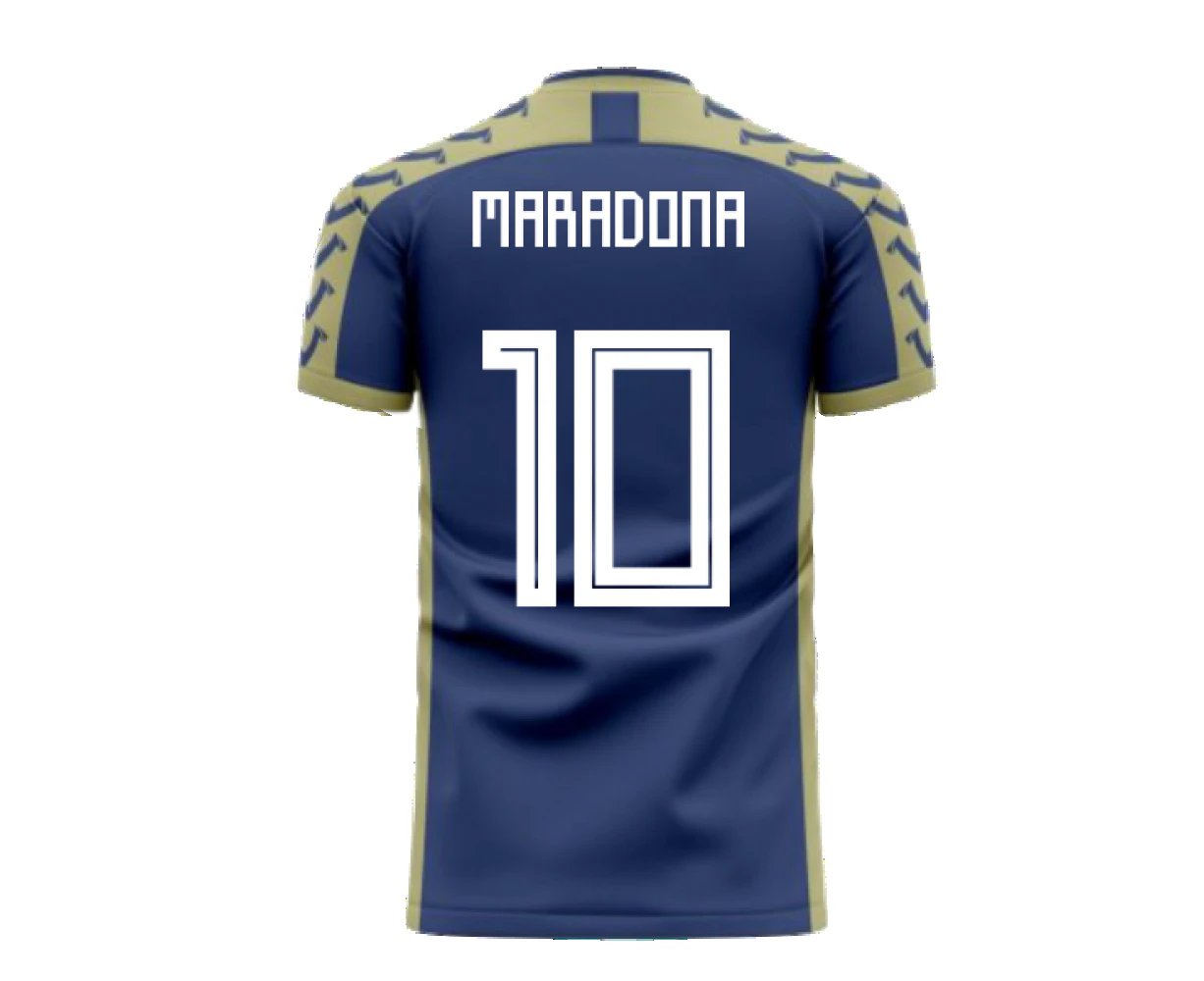 Argentina 2020-2021 Away Concept Football Kit (Viper) (MARADONA 10)