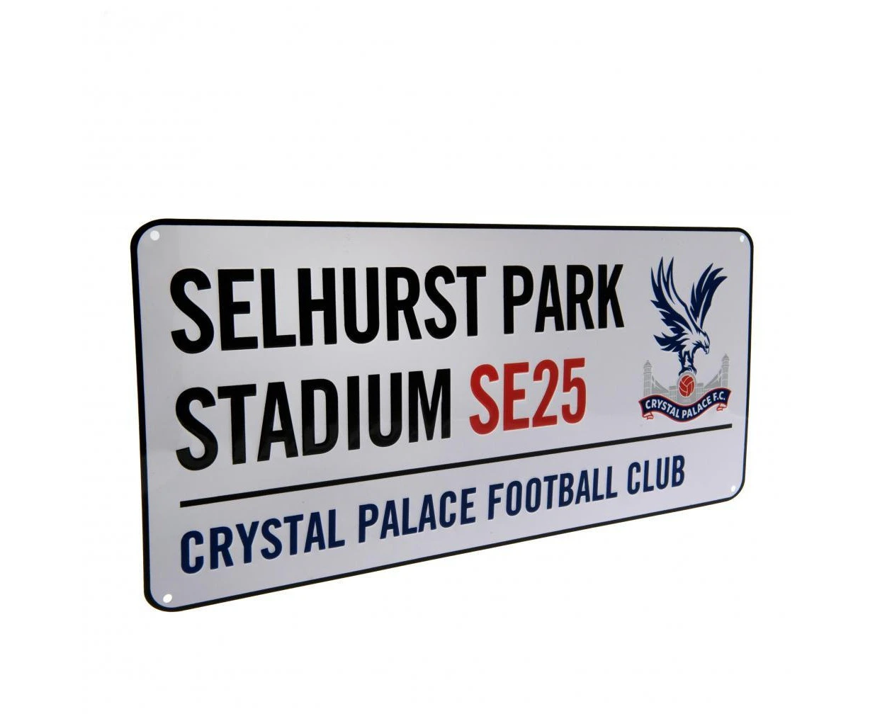 Crystal Palace FC Official Street Sign (White) - TA1054